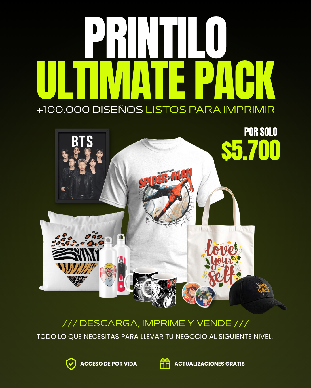 Pack +100.000 diseños digitales